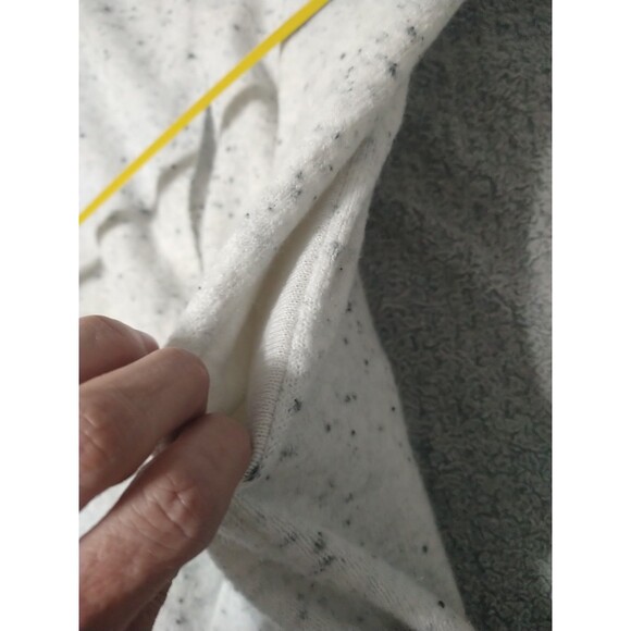 Terra & Sky Long Open Hooded Sweater Cardigan Cream 0X - Picture 12 of 12